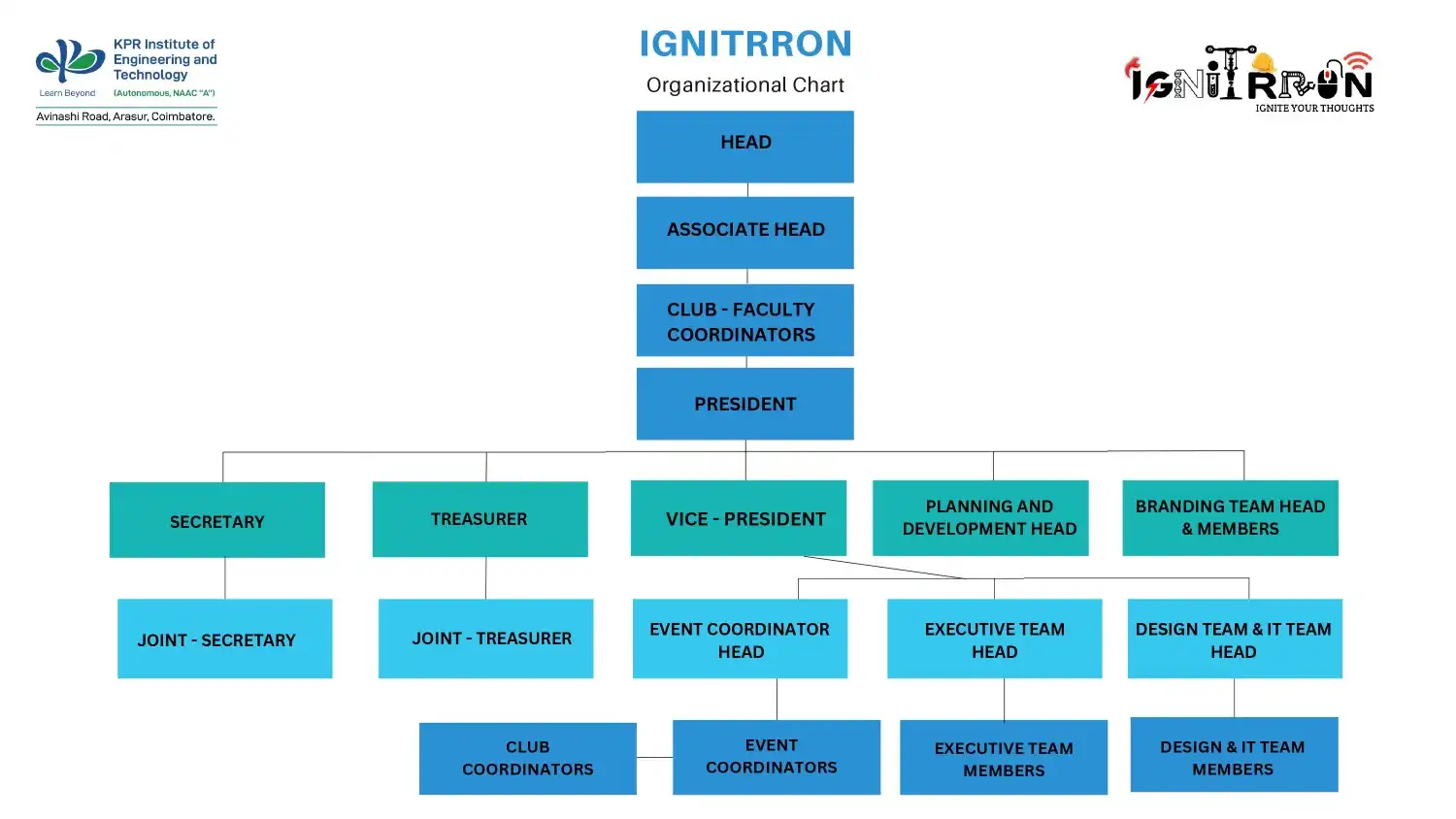 Ignitrron Organizational Structure