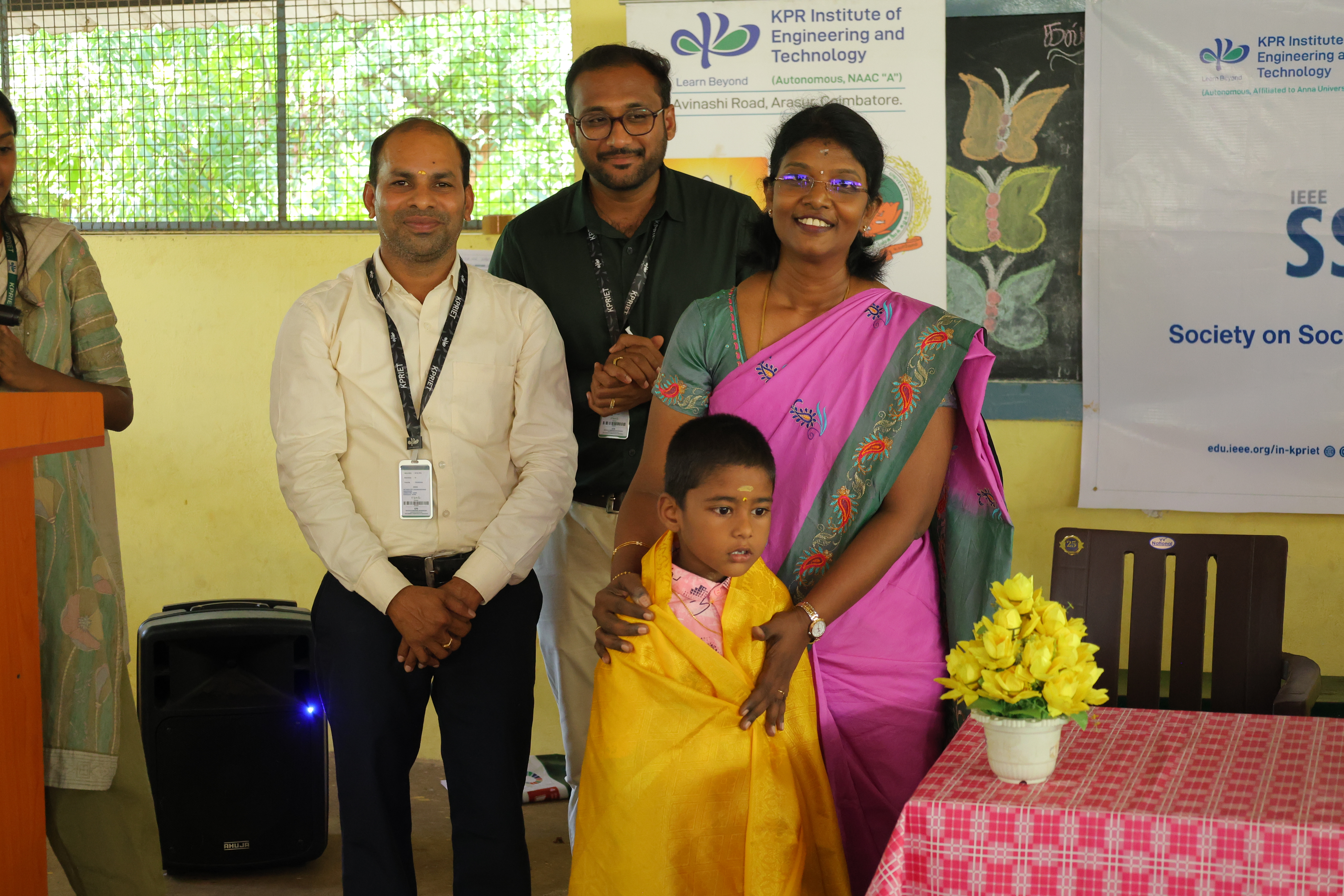 RIIZE '26 technical event and hands-on training for government school students at Uthuppalayam